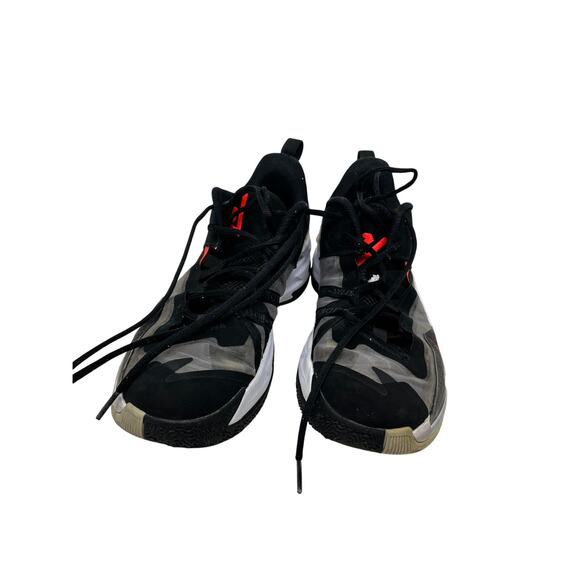 Jordan One Take 3 Black White Bright Crimson Shoes Mens 8.5 main image 4
